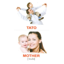 Картки міні українсько-англійські "Сім'я/Family" 40 карт., у пак. 8*10см, ТМ Вундеркінд