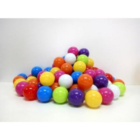 Кульки 60шт, d6см, м'які, в сітці 23*23см, ТМ KINDER WAY, Україна