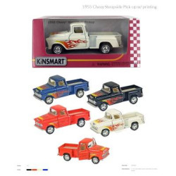 Машина метал. "Kinsmart" "1955 CHEVY STEPSIDE PICK UP", в кор. 16*8*7,5см 