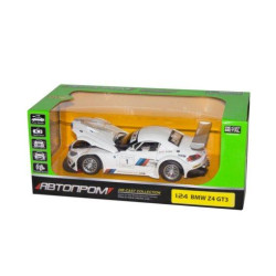 Машина метал. "АВТОПРОМ", бат., свет, звук, откр. двери, капот, багаж., в кор. 25*13*10см 