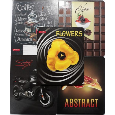 Зошит 48л, клітинка, серія Мікс1,2, УФ-лак, ЦІНА ЗА УП. 10ШТ, ТМ Тетрада, Україна арт: ТЕ82685