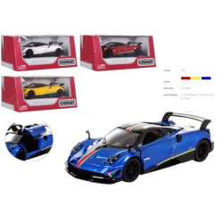 Машина метал. "Kinsmart" Pagani Huara 12см, открыв. двери, 4 цвета, в кор. 16*8*7,5см