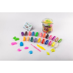 Набор Тесто для лепки Master Do, рус., 22 цвета, в колбе 12х11см, Danko Toys (TMD-01-01) 