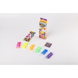 Набір Кульковий пластилін BUBBLE CLAY, укр., в коробці 19х6х2см, Danko Toys (BBC-01-01U,02U) 