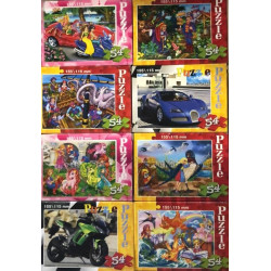 Пазли тб. 54 ел., ціна за уп., в уп. 32шт Danko Toys (C54)