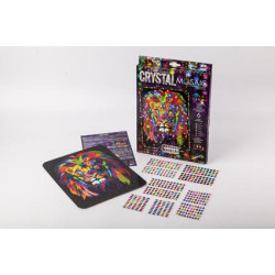 Картина из камней и страз Crystal mosaic, в коробке 30х21см, Danko Toys (CRM-01-04) 