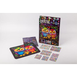Картина из камней и страз Crystal mosaic, в коробке 30х21см, Danko Toys (CRM-01-07) 