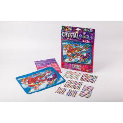 Картина з каменів та страз Crystal mosaic kids, в коробці 30х21см, Danko Toys (CRMK-01-03) 