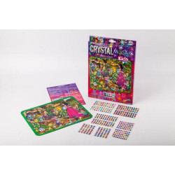 Картина из камней и страз Crystal mosaic kids, в коробке 30х21см, Danko Toys (CRMK-01-07) 