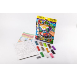 Набір для малювання піском Sand Art Фреска із піску серія 1/1, в коробці 30х21см, Danko Toys (SA-01-01) 