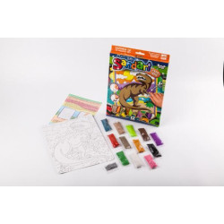 Набір для малювання піском Sand Art Фреска із піску серія 1/8, в коробці 30х21см, Danko Toys (SA-01-08) 