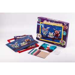 Набор для творчества "Ниткография", в кор. 25*36*3см