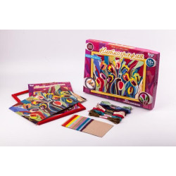 Набор для творчества "Ниткография", в кор. 25*36*3см