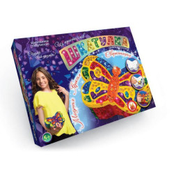 Картина из камней и страз Шкатулка из кристалов 1, в коробке, Danko Toys (SHK-01-01) 