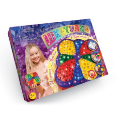 Картина из камней и страз Шкатулка из кристалов 3, в коробке, Danko Toys (SHK-01-03) 
