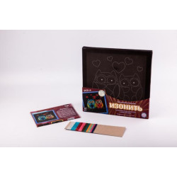 Набор для творчества  Изонить большая, в коробке 31х31х3см, Danko Toys (IZN-01-10) 