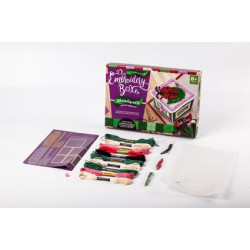 Набор для вышивания Embroidery Box Шкатулка 6, в коробке 20х28х3см, Danko Toys (EMB-01-06) 