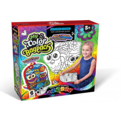 Сумка-раскраска My Color BagPack рюкзачек-раскраска, в коробке, Danko Toys (CBP-01-01) 