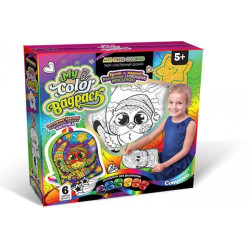Сумка-раскраска My Color BagPack рюкзачек-раскраска, в коробке, Danko Toys (CBP-01-02) 