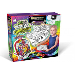 Сумка-раскраска My Color BagPack рюкзачек-раскраска, в коробке, Danko Toys (CBP-01-03) 