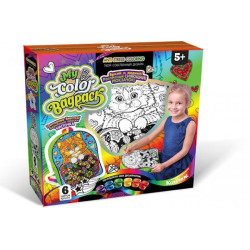 Сумка-раскраска My Color BagPack рюкзачек-раскраска, в коробке, Danko Toys (CBP-01-05) 