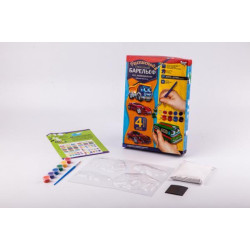 Розпис гіпсу Барельєф на магнітах 1, малий, в коробці 28х19х4см, Danko Toys (РГБ-02-01) 