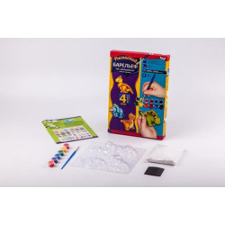 Розпис гіпсу Барельєф на магнітах 11, малий, в коробці 28х19х4см, Danko Toys (РГБ-02-11) 