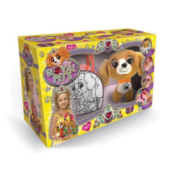 Сумка-розмальовка ROYAL PET'S сумочка з іграшкою, , Danko Toys (RP-01-03) 