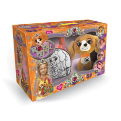 Сумка-розмальовка ROYAL PET'S сумочка з іграшкою, укр., , Danko Toys (RP-01-03U) 