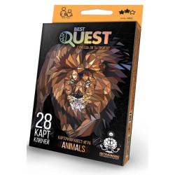 Карточная квест-игра "BEST QUEST", рус., 28 карт ключей, в кор. 13*9*2см