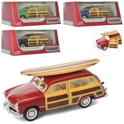Машина метал. "Kinsmart" "Ford Woody Wagon 1949" 12см, інерц., відкрив. двері, 4 кольори, в кор. 16*7*8,5см
