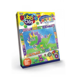 Картина із кулькового пластиліну BUBBLE CLAY Вітражна картина 1, в коробці 27х20х2см, Danko Toys (BBC-02-01) 