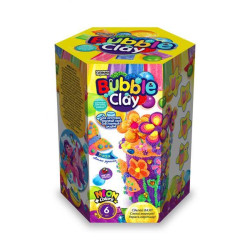 Набір Кульковий пластилін BUBBLE CLAY Ваза, рус., в коробці 14х10х10см, Danko Toys (BBC-V-1...4)