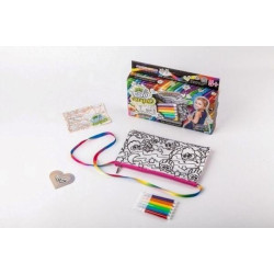 Сумка-розмальовка My Color Clutch клатч-пенал, фломастери, укр., , Danko Toys (CCL-02-03U) 