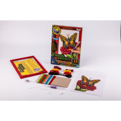 Набір для творчості Punch needle килимова вишивка, в коробці 20х26х2см, Danko Toys (PN-01-08) 