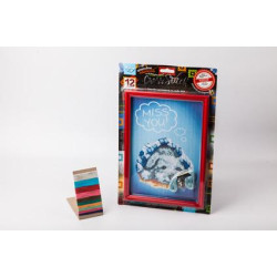 Вишивка хрестиком Cross stitch на канві 3, на планшеті 41,5х27х3см, Danko Toys (VKB-01-03) 
