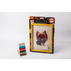 Вишивка хрестиком Cross stitch на канві 7, на планшеті 41,5х27х3см, Danko Toys (VKB-01-07) 