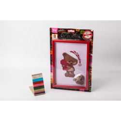 Вишивка хрестиком Cross stitch на канві 8, на планшеті 41,5х27х3см, Danko Toys (VKB-01-08) 