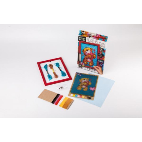 Вышивка на пластиковой канве 