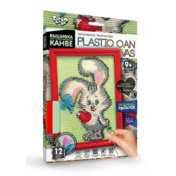 Вышивка крестиком Plastic canvas на пластиковой канве 7, в коробке 27.5х18х2см, Danko Toys (PC-01-07) 