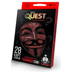 Карточная квест-игра "BEST QUEST", рус., 28 карт ключей, в кор. 13*9*2см