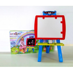 Мольберт 2-х сторон., мел, маркер, высота 77см, в кор. 82,5*43*8,5см, ТМ KINDER WAY, Украина 