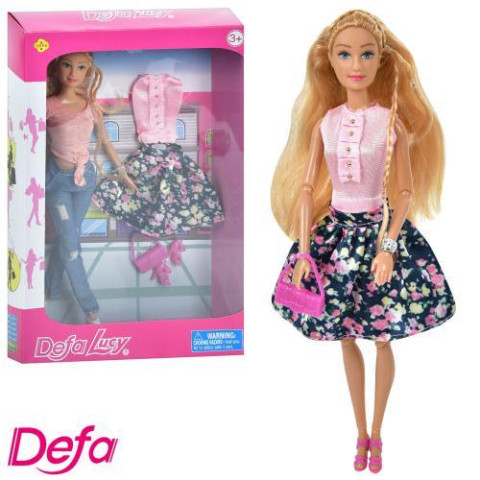 Кукла Defa с нарядом, в кор. 32*21*6,5см 