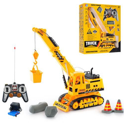 Кран підйомний р/в, акумулятор, 2 види, в кор. 39,5*32*13,5см  арт: 689-16/7