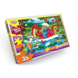 Пазли м'які. 35 ел., серія 9, вигляд 4, кор. 28*19*3см