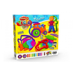 Набор Тесто для лепки Master Do 1, пазлы, рус., в коробке 18,5х18,5х4см, Danko Toys (TMD-11-01) 