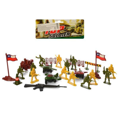 Комбат, военная техника, солдаты, флаги, пак. 17,5*27*5см 