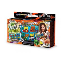 Сумка-розмальовка My Color Clutch клатч-пенал, укр., в коробці 22х15х3см, Danko Toys (CCL-01-05U) 