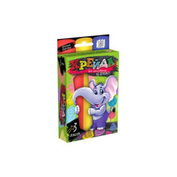 Крейда для малювання на асфальті, велика, 3шт, укр., в кор. 8*13*2,5см