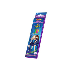 Карандаши "SUPER MODEL", 6 цветов, в кор. 5*20см